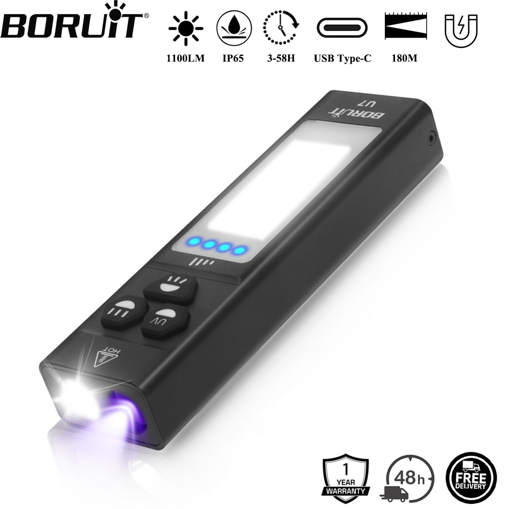 Fishing Kit Compact - BORUiT U7 Senter LED UV EDC
