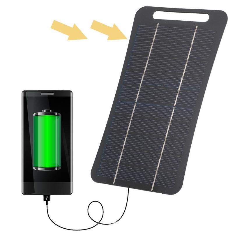 Solar Emergency Charger - Pengisi Daya Surya 2W Portabel dengan