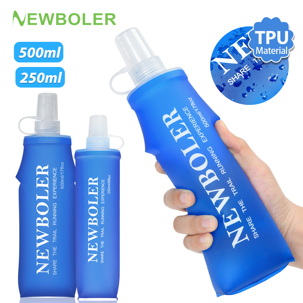 Water Bag Collapsible - NEWBOLER 250Ml/500Ml Botol Air Ukuran Gigitan