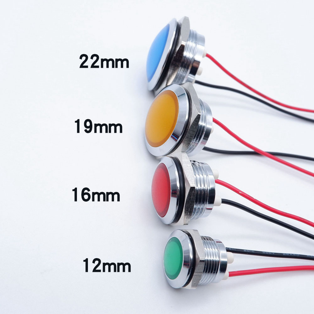 Lampu indikator LED logam, dud - Signal Panel Orange ulasan dan harga