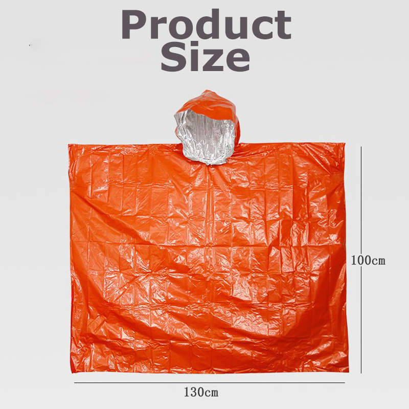 Jas Hujan Darurat Multifungsi, - Emergency Poncho Rain ulasan dan harga