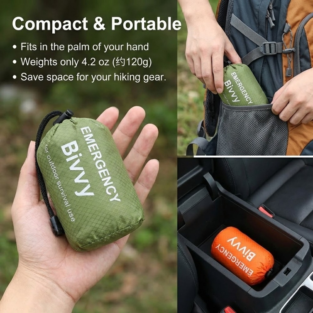 3 Buah Kit Kantong Tidur Darur - Bivy Bag Emergency ulasan dan harga